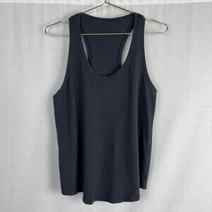 Lululemon Top Love Tank Black Pima Cotton Yoga Workout Athletic Running Sporty